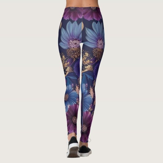 Boho Floral Leggings (Rückseite)