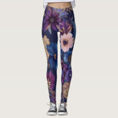 Boho Floral Leggings (Vorderseite)