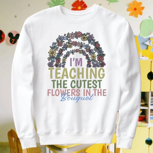 Boho Floral lehren Sweatshirt