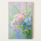 Boho Floral Lila Pink Green Planer (Rückseite)