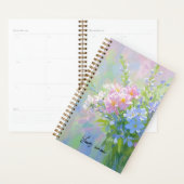 Boho Floral Lila Pink Green Planer (Anzeige)