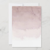 Boho floral lila werden Sie meine Brautmeisterin s Einladung (Rückseite)