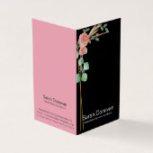 Boho Floral Lip Product Distributor Tips & Tricks Visitenkarten (Vorderseite)