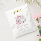 Boho Floral Little Pink Pumpkins Baby Dusche Geschenktütchen (Versiegelt)
