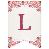 Boho Floral Little Pumpkin Birthday Bunting Banner (Zweite Fahne)