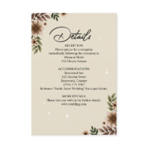 Boho Floral Minimalistisch Wedding