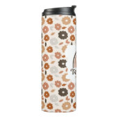 Boho Floral Modern Rainbow Teacher Apple Thermosbecher (Nach links gedreht)