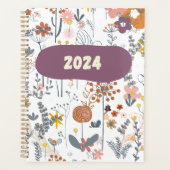 Boho Floral Musterplaner Planer (Vorderseite)