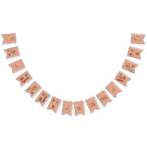 Boho Floral on Textured Pink Baby Shower