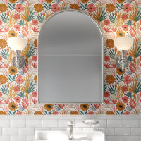 Boho Floral Palm Leaf