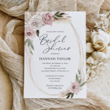 Boho Floral Pampas Grass Brautparty
