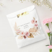 Boho Floral Pampas Grass Wedding Geschenktütchen (Versiegelt)