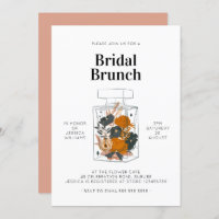 Boho Floral Parfüm Bridal Brunch Rosa Dusche