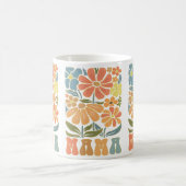 Boho Floral Pastel MAMA Geschenk Kaffeetasse (Mittel)