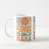 Boho Floral Pastel MAMA Geschenk Kaffeetasse (Links)