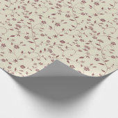 Boho Floral Pattern Geschenkpapier (Ecke)