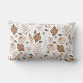 Boho Floral Personalisiert Throw Kissen (Rückseite)