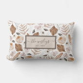 Boho Floral Personalisiert Throw Kissen (Vorderseite)