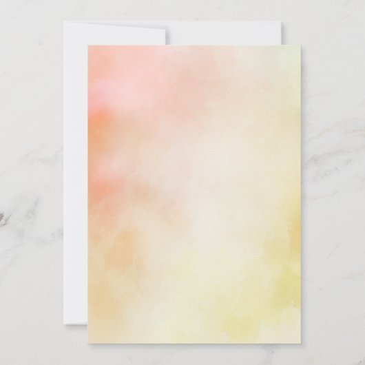 Boho Floral Petals und Prosecco Brautparty Einladung (Rückseite)