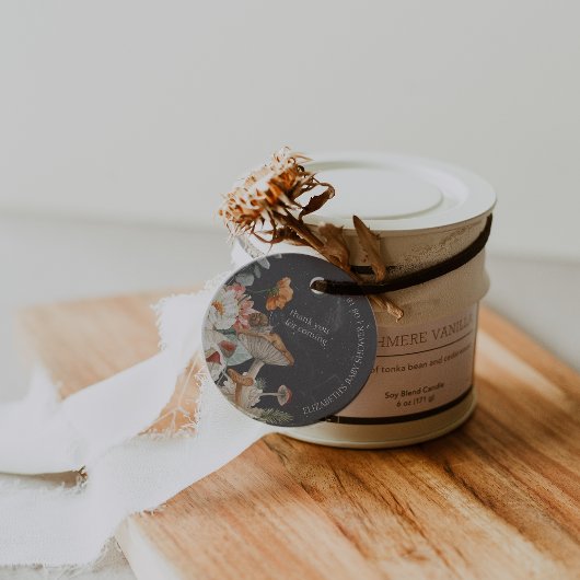 Boho Floral Pilroom Botanical | Babydusche Geschenkanhänger