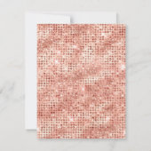 Boho Floral Pink Cowgirl Birthday Rodeo Einladung (Rückseite)