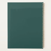 Boho Floral Planer (Rückseite)