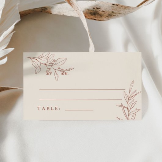 Boho Floral Platzkarten