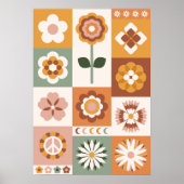 Boho Floral Poster (Vorne)