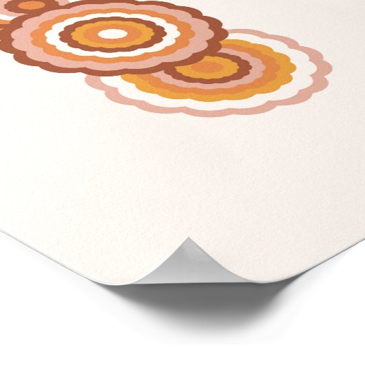 Boho Floral Poster (Ecke)