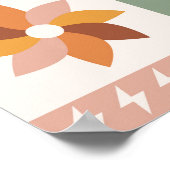 Boho Floral Poster (Ecke)