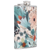 Boho Floral Print Flachmann (Rechts)