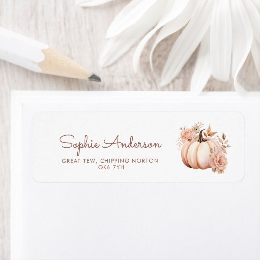 Boho Floral Pumpkin (Insitu)