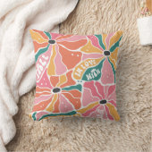 Boho Floral Quotes Babydusche Kissen (Decke)