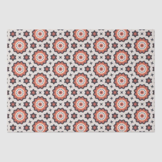 Boho Floral Radiance Seidenpapier (Vorderseite)