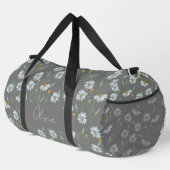 Boho Floral Rainbow Duffle Bag (Rechte Ecke)