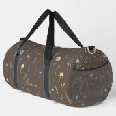 Boho Floral Rainbow Duffle Bag (Rechte Ecke)