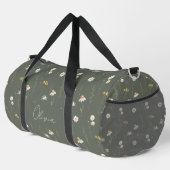 Boho Floral Rainbow Duffle Bag (Rechte Ecke)