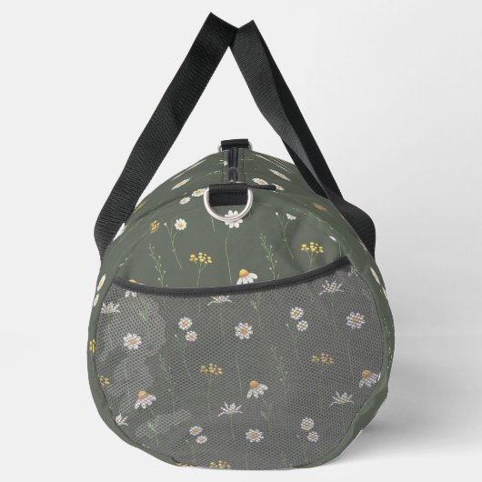 Boho Floral Rainbow Duffle Bag (Rechts)