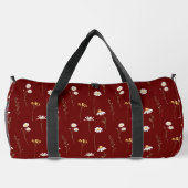 Boho Floral Rainbow Duffle Bag (Rückseite)