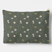 Boho Floral Rainbow Zubehörtasche (Rückseite)