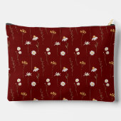 Boho Floral Rainbow Zubehörtasche (Rückseite)