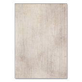 Boho Floral Rustic Baby Shower Time Kapselkarten Tischnummer (Rückseite)