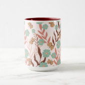 Boho Floral Rustic Garden Tasse (Zentrum)