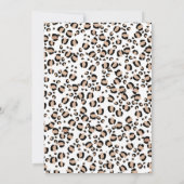 Boho Floral Safari Geburtstag Danke Karte (Rückseite)