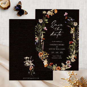 Boho Floral Save the Date