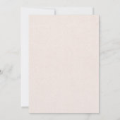 Boho Floral Save the Date Card Einladung (Rückseite)