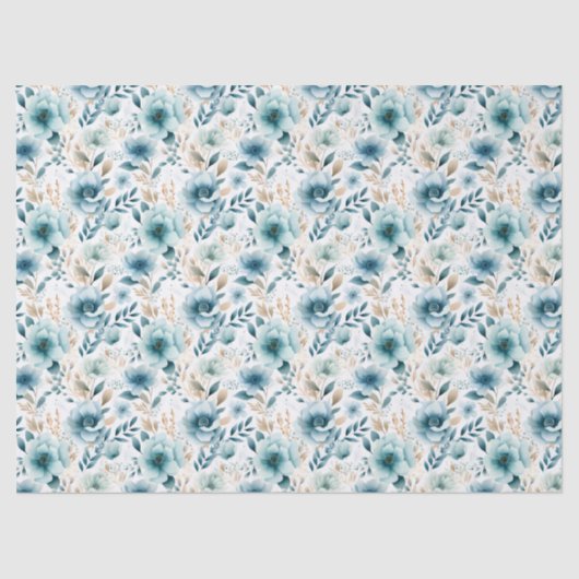 Boho Floral Seidenpapier (Vorderseite)