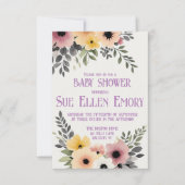 BOHO FLORAL SHOWER INVITATION (Vorderseite)