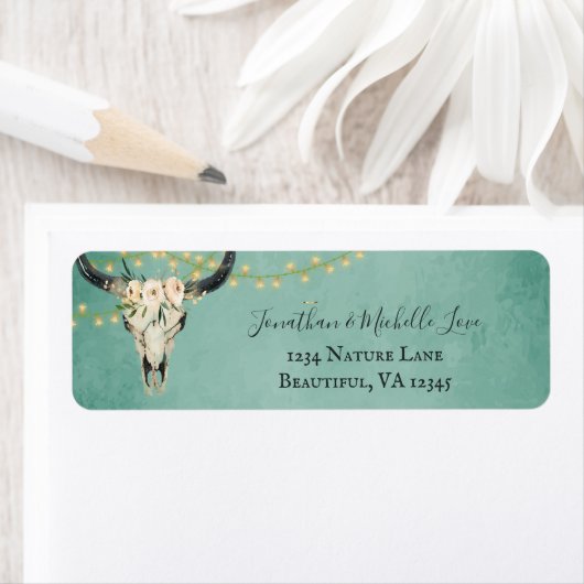 Boho Floral Skull (Insitu)