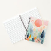 Boho Floral Spiral Notebook - Custom Notizblock (Innenseite)